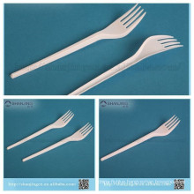 PS material white disposable plastic fork